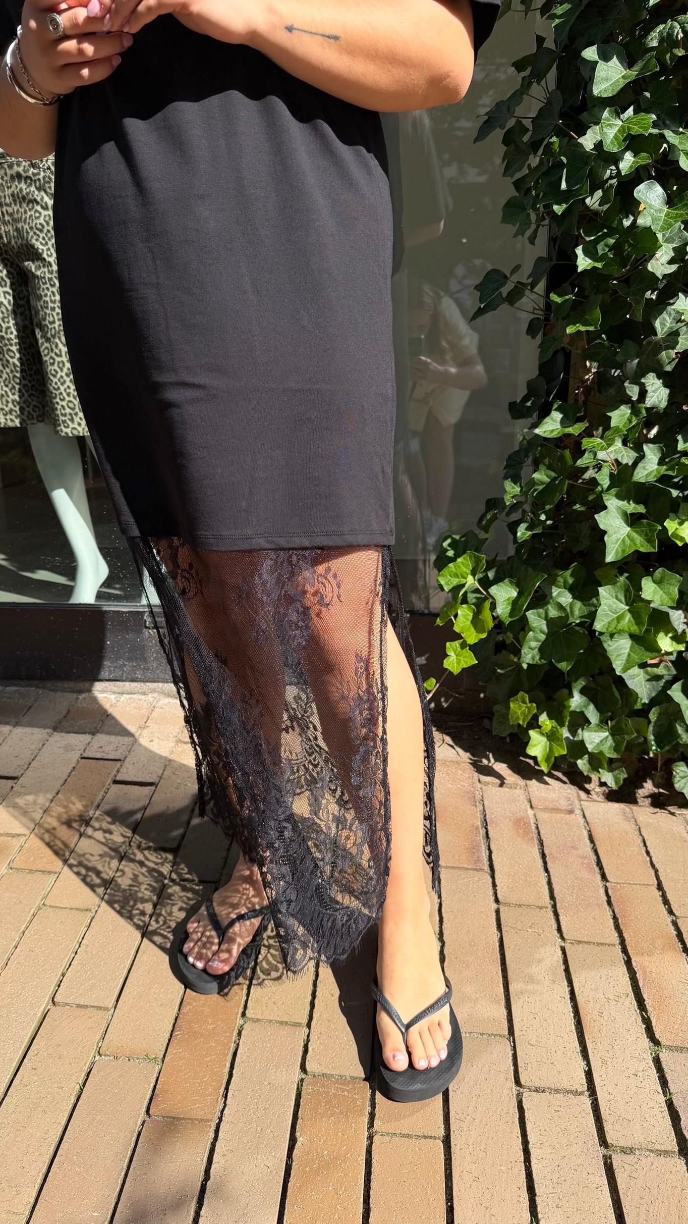 PCMAVE Long Dress - Black